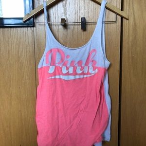 Pink/Victoria Secret tank.